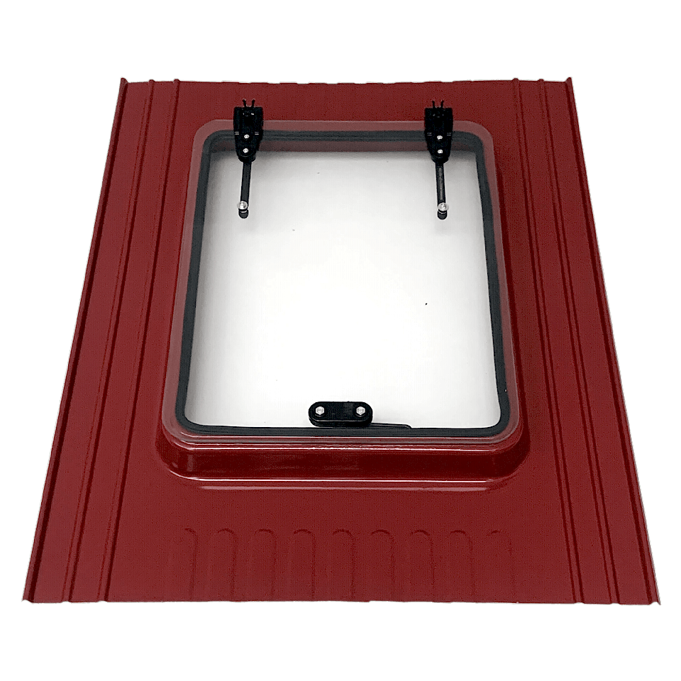 Büyük Boy Kiremit Çatı Çıkış Kapağı Çift Amortisörlü