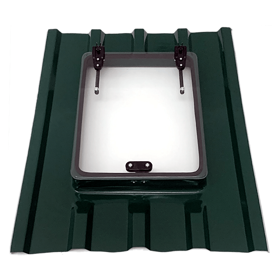 Büyük Boy Trapez Çatı Çıkış Kapağı Çift Amortisörlü