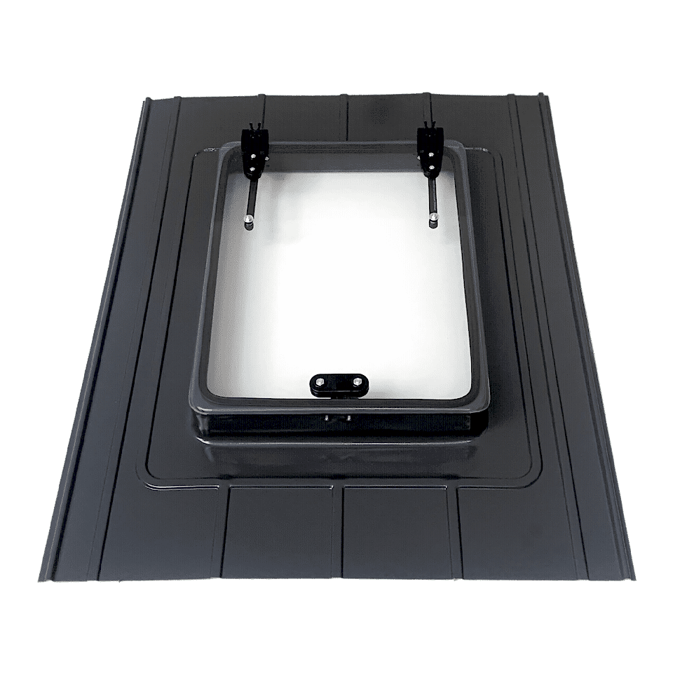 Kiremit Çatı Çıkış Kapağı Çift Amortisörlü