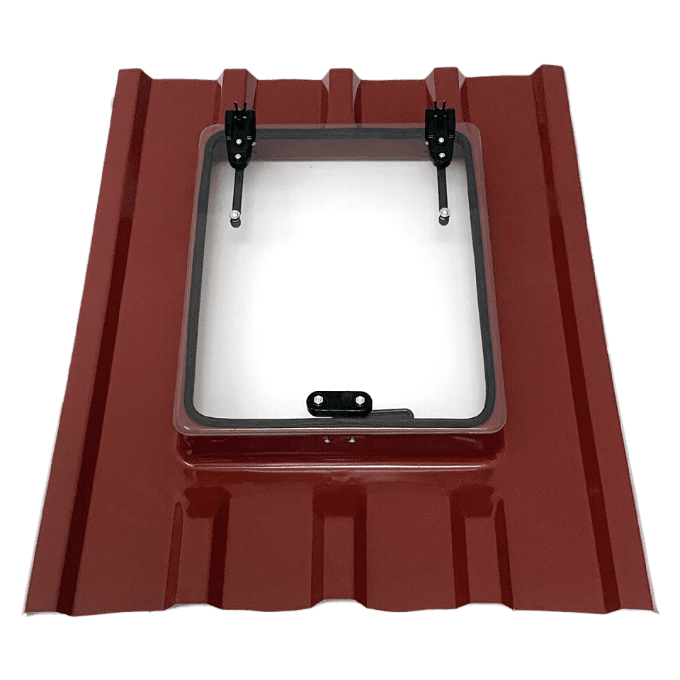 Trapez Çatı Çıkış Kapağı Çift Amortisörlü