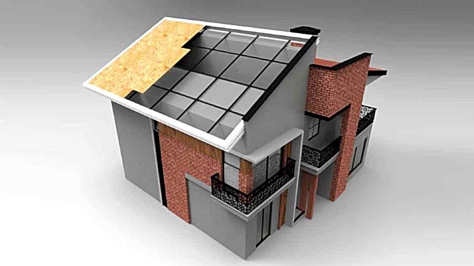 Dritare Trapez Çatı Çıkış Kapağı Montaj Animasyonu