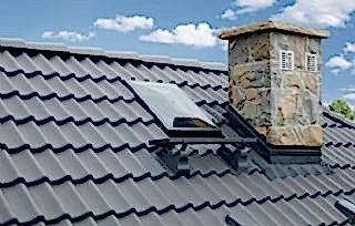 Büyük Boy Shingle Çatı Çıkış Kapağı Çift Amortisörlü