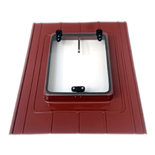 Kiremit Çatı Çıkış Kapağı Tek Amortisörlü